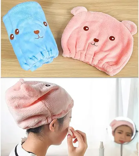 A 2 Toallas De Microfibra Gorro Turbante Secado Rápido