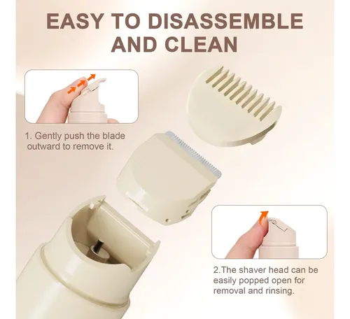 Afeitadora Eléctrica Zarrson Bikini Trimmer 2 En 1 A Prueba