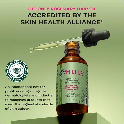 Aceite Capilar Mielle Organics Con Romero Y Menta, Puntas Ab