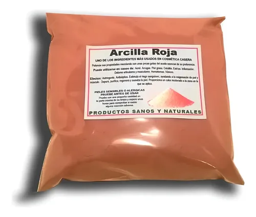 Arcilla Roja 5 Kilo Uso Cosmetico