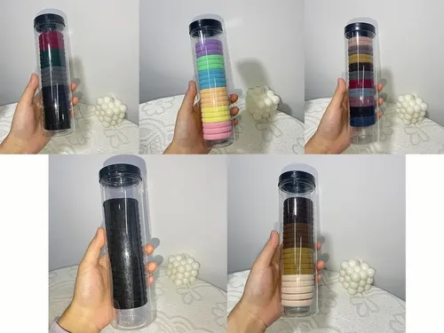 Q- Cintas Elásticas De Algodón Para El Pelo, 100 Unidades ,