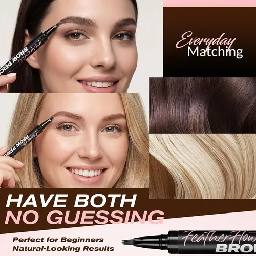 Lashview Lápiz Microblading Cejas Dark Brown 2 Pack