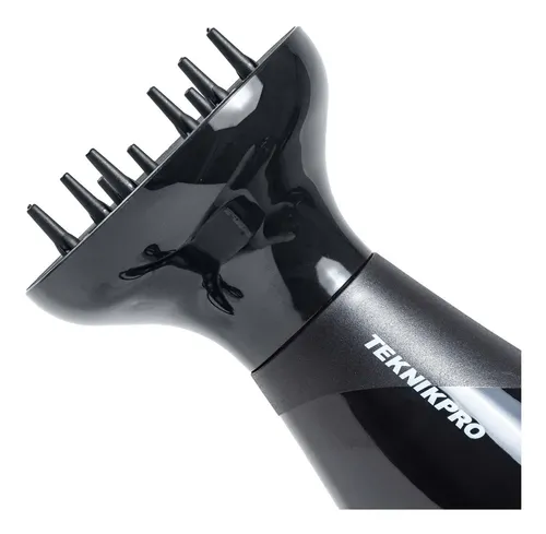 Secador De Pelo Profesional Super Compact 3900 Teknikpro Negro