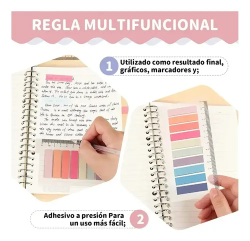 Guías De Índice De Pegatinas, Marcadores De 1200 Páginas,