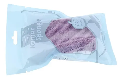 Esponja Konjac For Rostro Y Cuerpo De Lavanda Morada &un