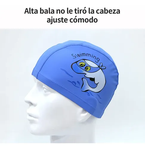Gorra De Natación De Silicona Para Niños Impermeable