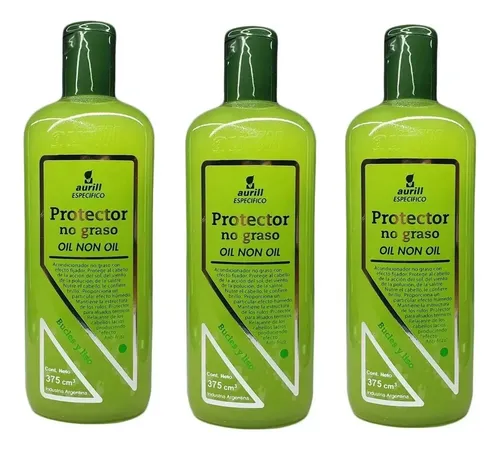 Tratamiento Acondicionador Aurill Protector Capilar 375ml X3