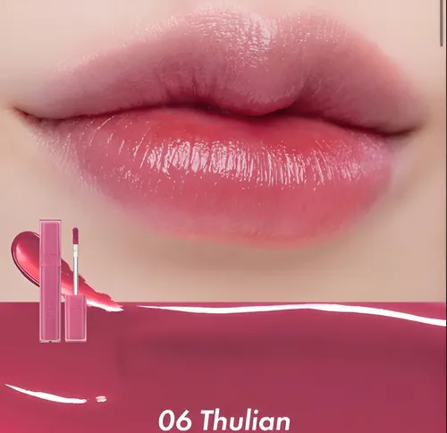 Labial Tinta Coreana Romand Dewyful Water Tint tono #06 Thulian