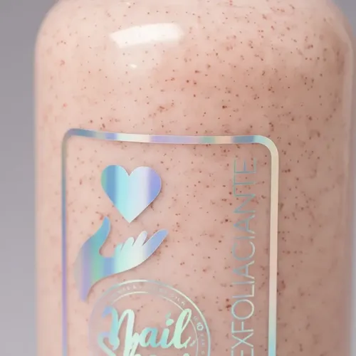 Crema Exfoliante Corporal Nail Show En Pote Con Dosificador