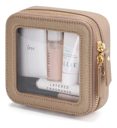 Bolsa De Maquillaje Popvibe, Pequeña, Transparente, Para Via