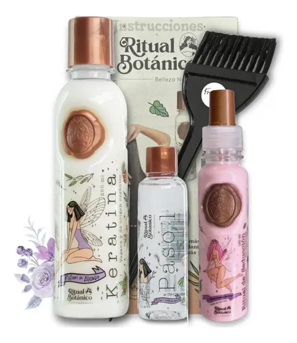 Tratamiento De Queratina Ritual Botanico 250 Ml Y Protector