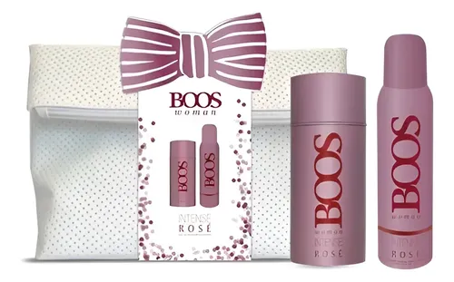 Set Perfume Boos Intense Rose Mujer 90ml + Neceser