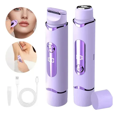 Y Depiladora For Mujer De Bikini Electrica Doble Cabeza 2in1