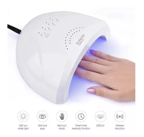 Cabina Para Uñas Sunone 48w 30leds Usb