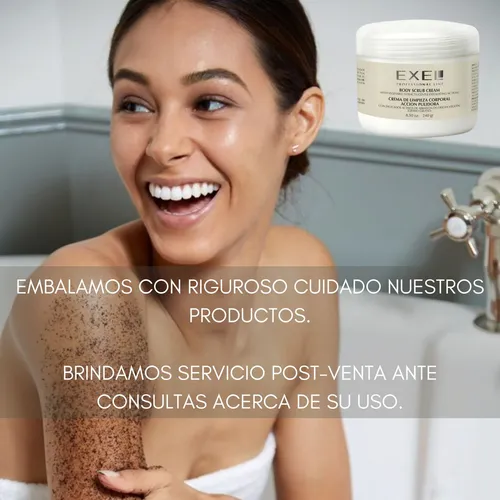 Crema Limpieza Corporal Accion Pulir Exel Grano Grueso 240ml