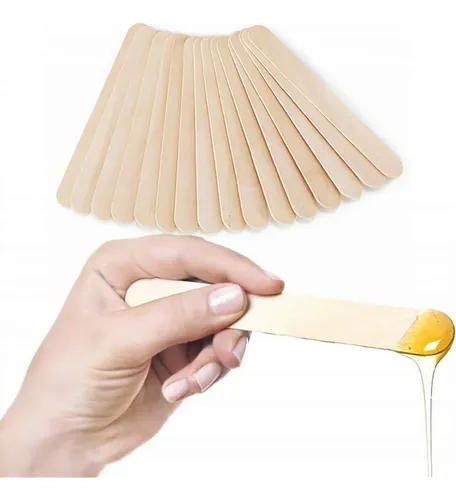Palitos De Cera Grandes Anchos Hedume Pack De 600 Aplicadore