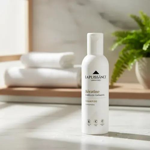 Shampoo La Puissance Keratina Antifrizz Cabello Dañado 300ml