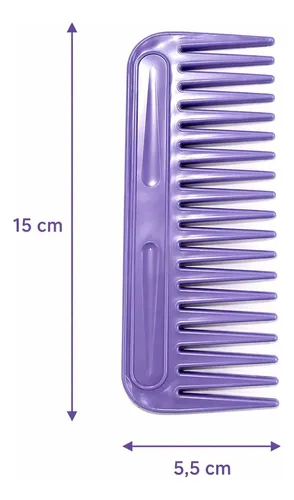 Peine Cabello Set X 4 Zeva Cosmetics