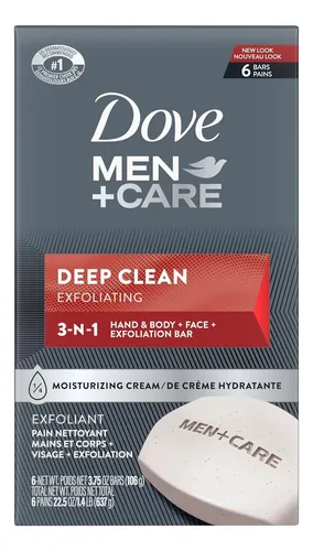 Dove Men+care Jabón Corporal Y Facial En Barra Más Hidrat…