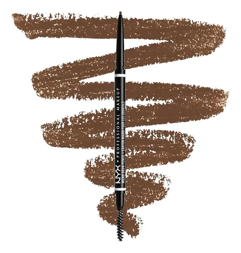 Lápiz Para Cejas Nyx Micro Brow Chocolate Precisión