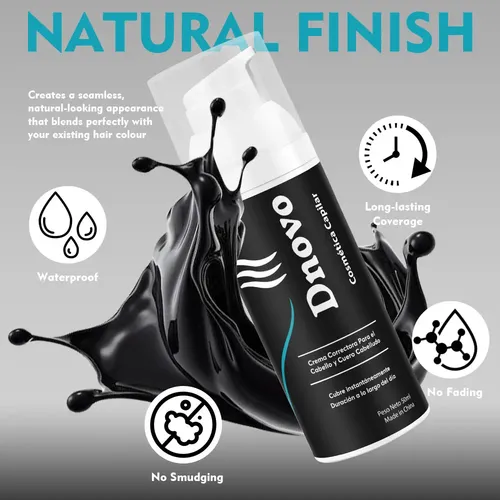 Crema Correctora Capilar Dnovo Fórmula Turca Resiste Al Agua