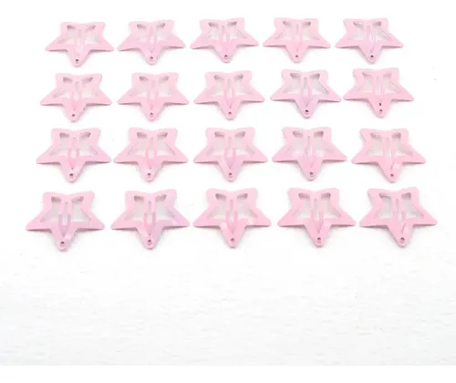 Broche Estrella For Cabello, Pinzas De Pelo Pc Rosa