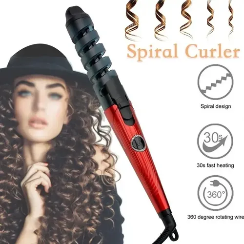 Buclera Rizador De Pelo Spirale Espiral Ceramica Rulera Rulo