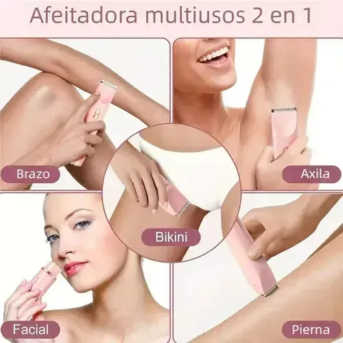 Mujer Depiladora Impermeable Carga Usb