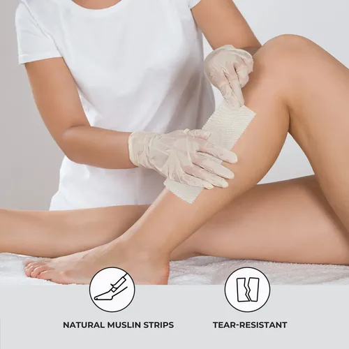 Tiras Depiladoras Forpro Natural Muslin, 100 Unidades