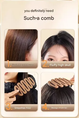 Ventilated Hair Brush With Leather Massager Cabel