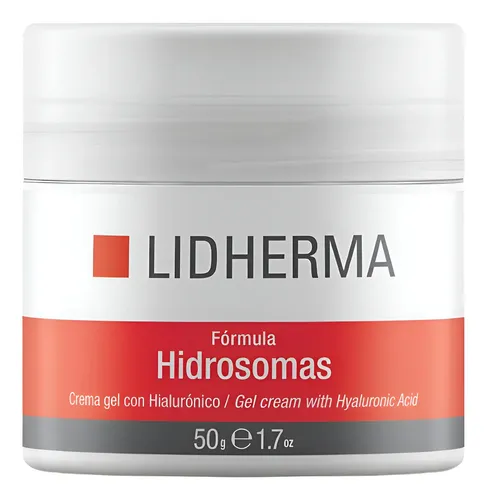 Crema Facial Apta Rosacea Hidrosomas Hialuronico Lidherma