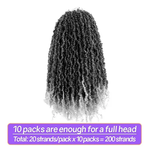 Cabello De Ganchillo A Mano Yanky Twist, 16 Cm, 10 Paquetes,