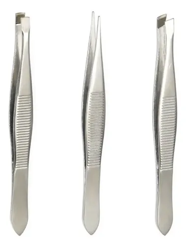 9 × Pinzas For Diseño De Cejas Puntas Finas Recta Honyin