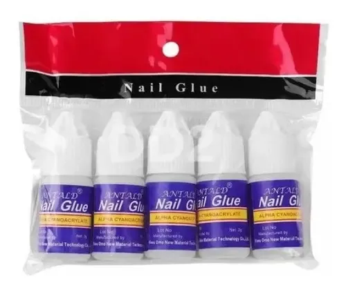 Pegamento X5 Nail Glue Para Uñas Postizas Tips Strass Gotero