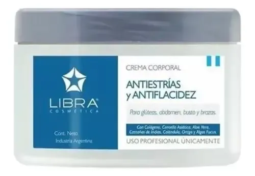 Crema Anti Estrías Y Flacidez Libra Colágeno X 250grs