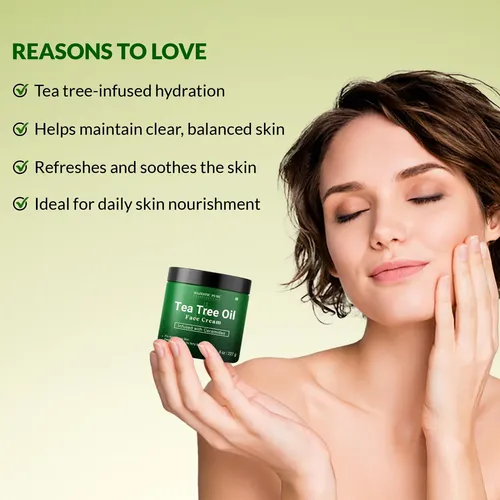 Pure Tea Tree Oil Face Cream | Cream For Dry & Itchy Skin,