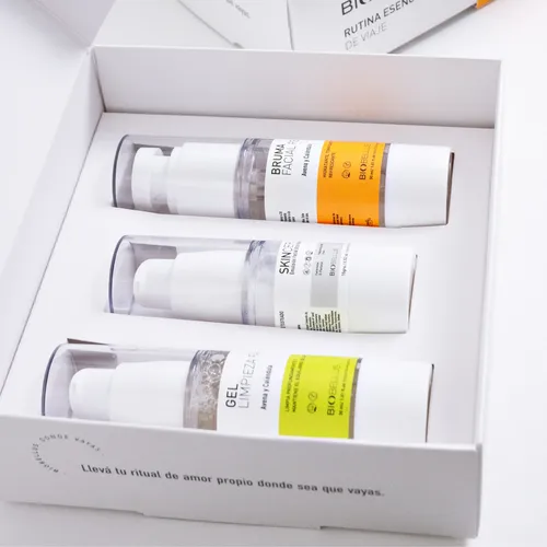 Rutina Facial Viaje Skincare Travel Kit Biobellus Relax