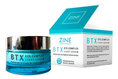 Crema Contorno Ojos Btx Eye Complex Arrugas 20g Zine Momento De Aplicación Noche Tipo De Piel Sensible