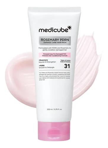 Mascarilla Capilar Medicube 200 Ml Rosemary Pdrn Damage Care