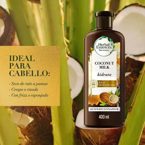 Acondicionador Herbal Essences Bío Renew Leche De Coco 400ml