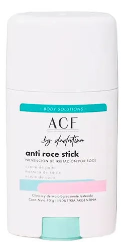 Acf By Dadatina Kit Anti Roce Stick Prevención Irritación X2 Sin Fragancia