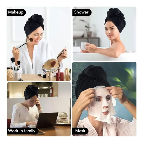 .toallas De Secado Rápido, Turbante Para La Cabeza,