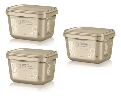 Kit Decolorante Blondme Schwarzkopf Professional con 3 Polvos para Cabello de 450g