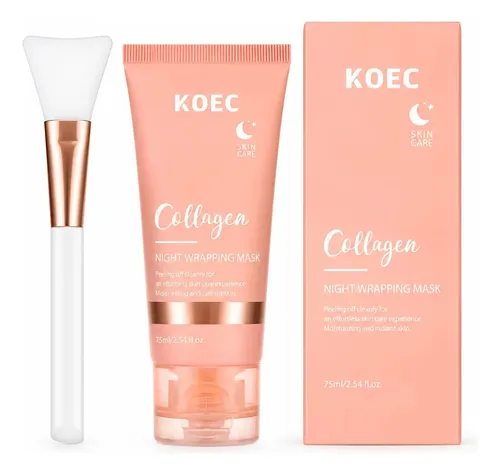 Mascarilla Facial Nocturna Koec Colágeno Velo Wrapping Mask