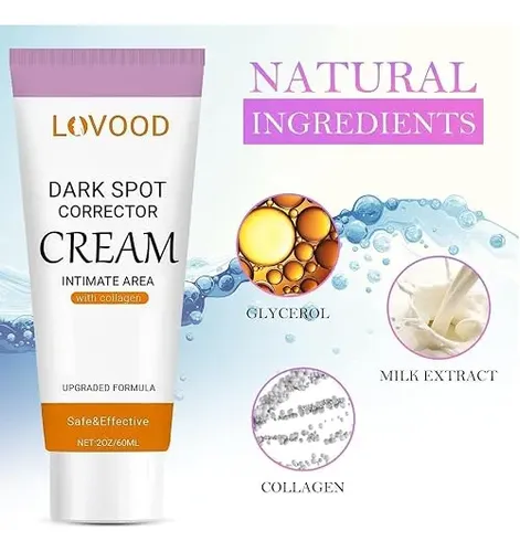 Crema Correctora Manchas Oscuras Lovood Niacinamida Colageno