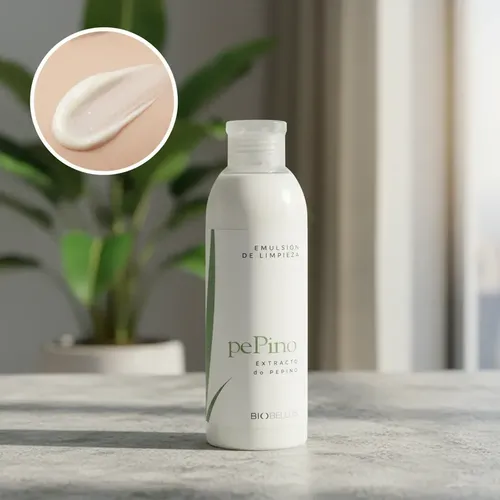 Emulsion De Limpieza Facial Pepino Biobellus 200g Todo Tipo De Piel Día/noche