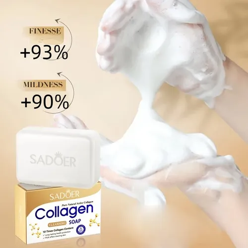 Jabón Facial Colágeno Hidratante Antigrasa