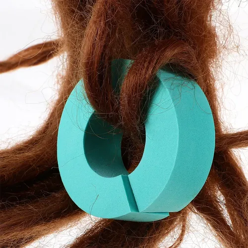 Anillos De Esponja Para Peinar Y Rizar El Cabello