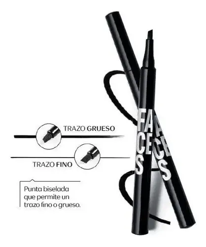 Lápiz Delineador Fibra Para Ojos Faces Natura Oferta