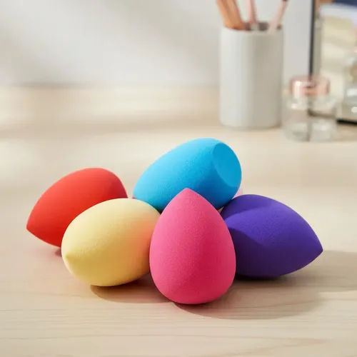 Set 6 Esponjas Gota Latex Para Maquillaje Blender Fashion